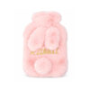 alt=Termofor gumowy w pokrowcu 1 l różowy Rabbit