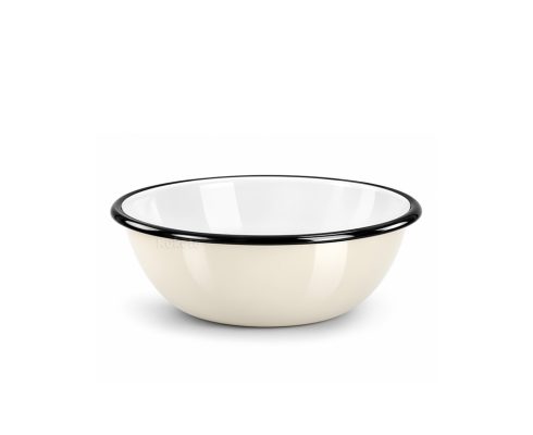 alt = Miska emaliowana kremowa 2,5 l Scandi 24 cm Emajlo Olkusz