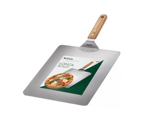 alt = Łopata do pizzy 30 cm ze stali nierdzewnej kwadratowa Kuketo