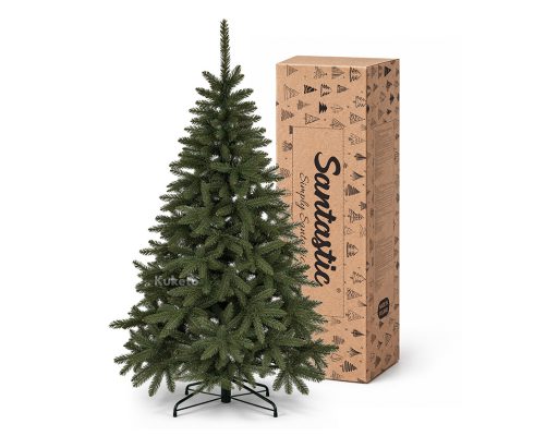alt = Choinka Świerk Premium 220 cm + metalowy stojak Santastic