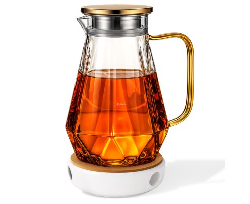 alt = Dzbanek szklany 1.5 l z zaparzaczem