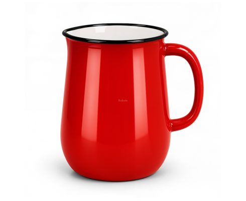 alt = Dzbanek emaliowany 2.5l czerwony Emajlo Olkusz