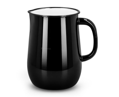 alt = Dzbanek emaliowany czarny 2,5l Emajlo Olkusz