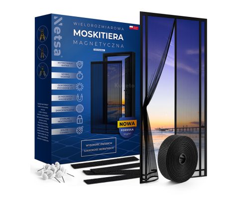 alt = Moskitiera magnetyczna na drzwi Netsa Comfort+ 80/90/100x210/220cm