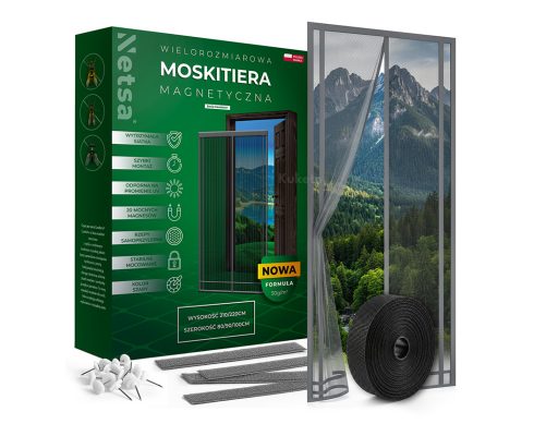 alt = Moskitiera magnetyczna na drzwi Netsa Comfort+ 80/90/100x210/220cm