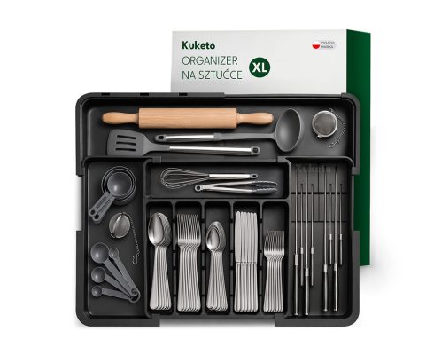 alt = Organizer na sztućce do szuflady regulowany 33-56 cm Kuketo