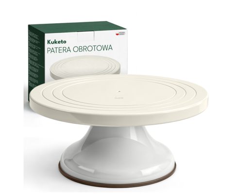 alt = Patera obrotowa do tortu 26,5 cm wysoka Kuketo