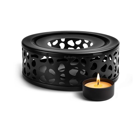 alt = podgrzewacz do herbaty metalowy