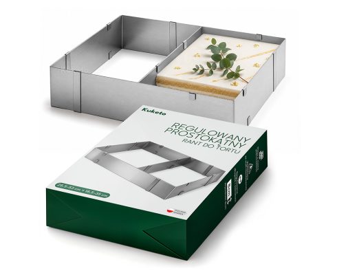alt = Rant do tortu z przegródką regulowany 28,5-53cm Kuketo