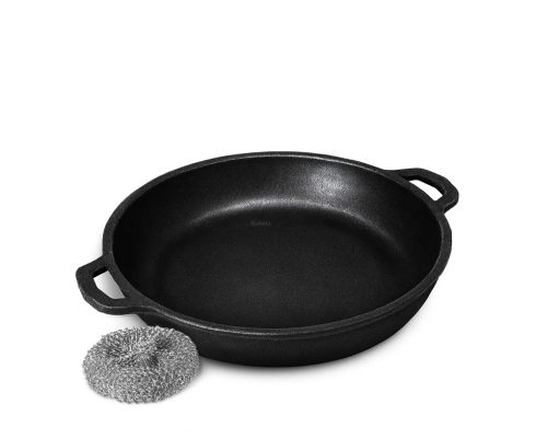 alt = patelnia żeliwna grillowa 18 cm Maysternya